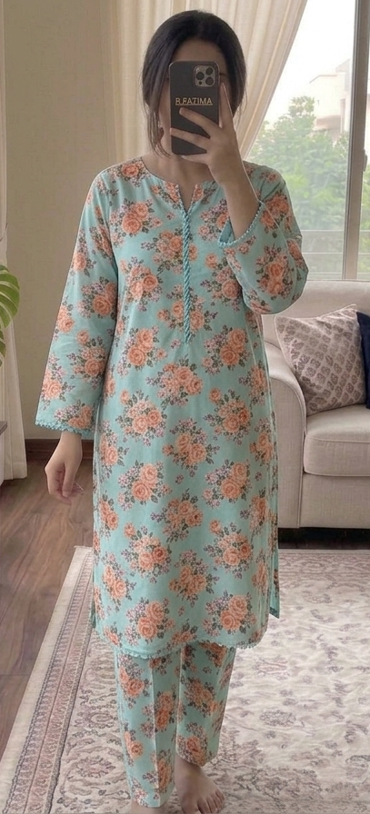 BIN FATIMA | STITCHED 2-PIECE | PRINTED LAWN SUIT