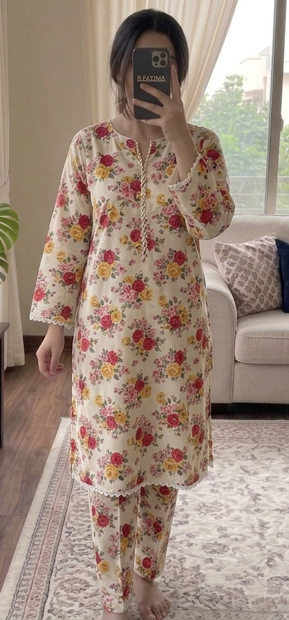 BIN FATIMA | STITCHED 2-PIECE | PRINTED LAWN SUIT