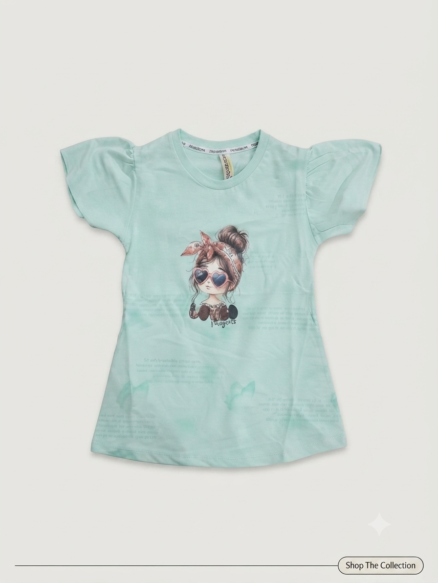 Girls China Stuff T-Shirt H/S Character