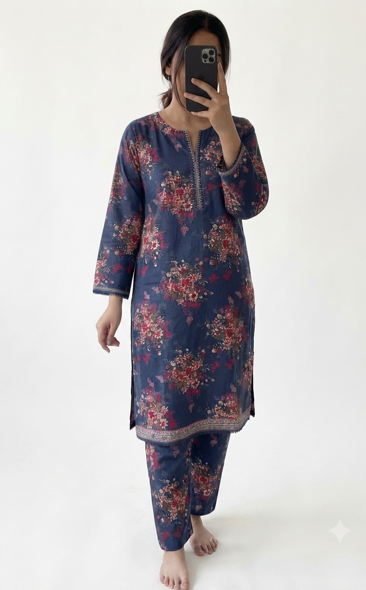 BIN SAEED | STITCHED 2-PIECE | PRINTED LAWN SUIT