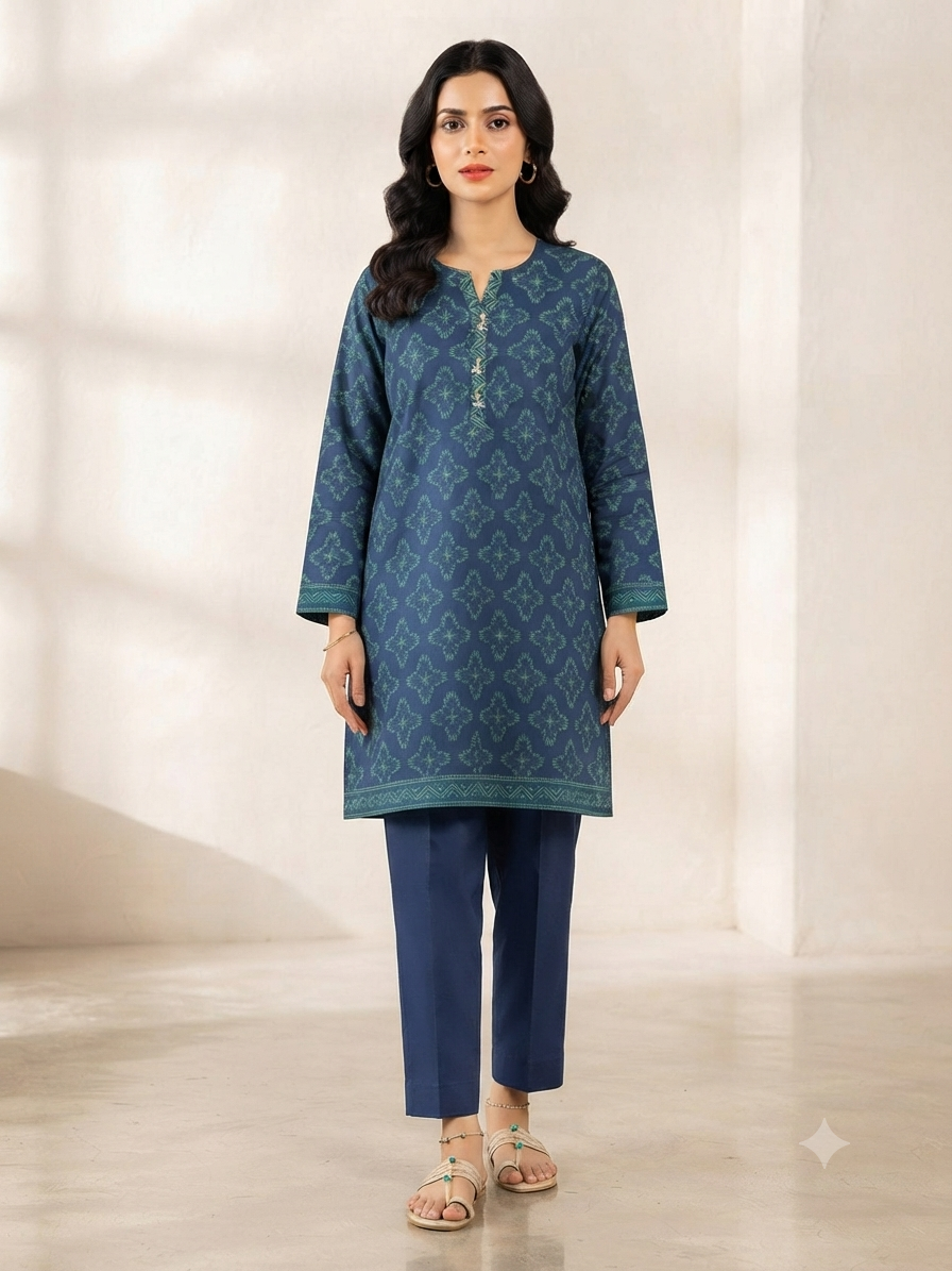 ALKARAM | STITCHED 3-PIECE | PRINTED LAWN SUIT