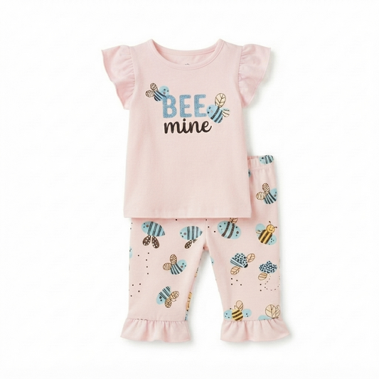 GIRLS CHINA STUFF 2PC SUIT - BEE MINE