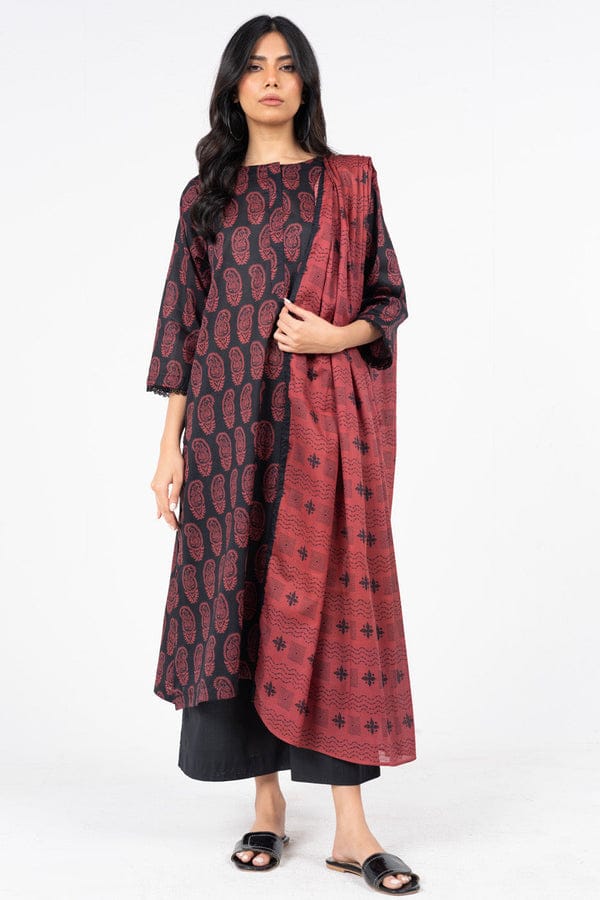 ALKARAM | STITCHED 3-PIECE | PRINTED LAWN SUIT