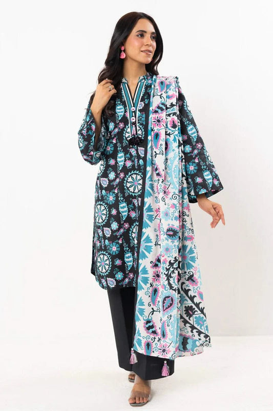ALKARAM | STITCHED 3-PIECE | PRINTED LAWN SUIT