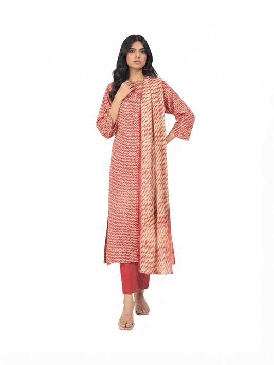 ALKARAM | STITCHED 3-PIECE | PRINTED LAWN SUIT