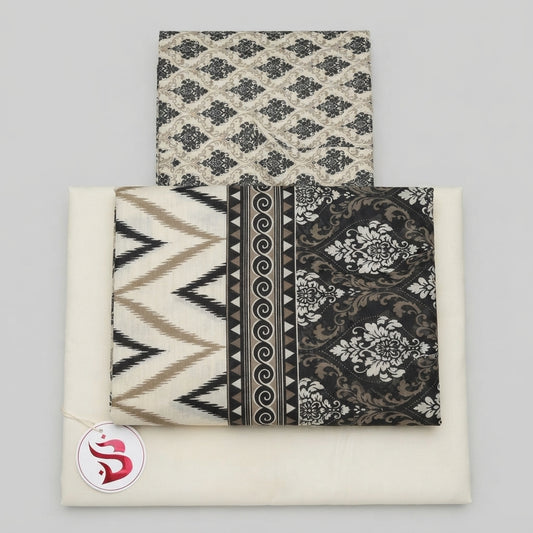 Bin Saeed | 3 Piece Unstitched Digital Printed Suit | Vol-1