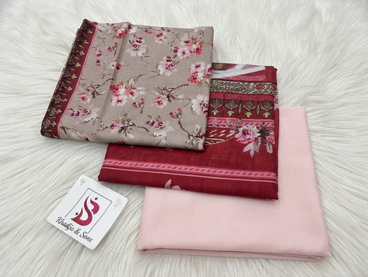 Bin Saeed | 3 Piece Unstitched Digital Printed Suit | Vol-13
