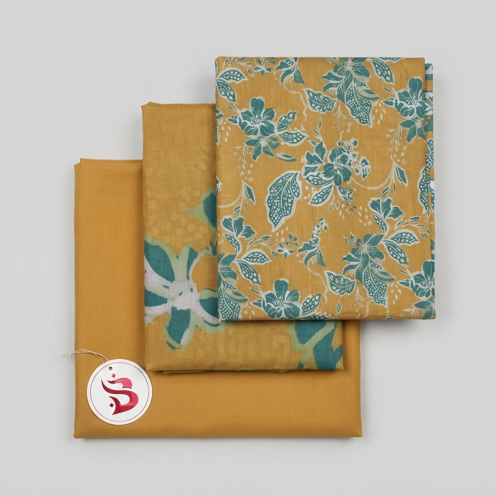 Bin Saeed | 3 Piece Unstitched Digital Printed Suit | Vol-5