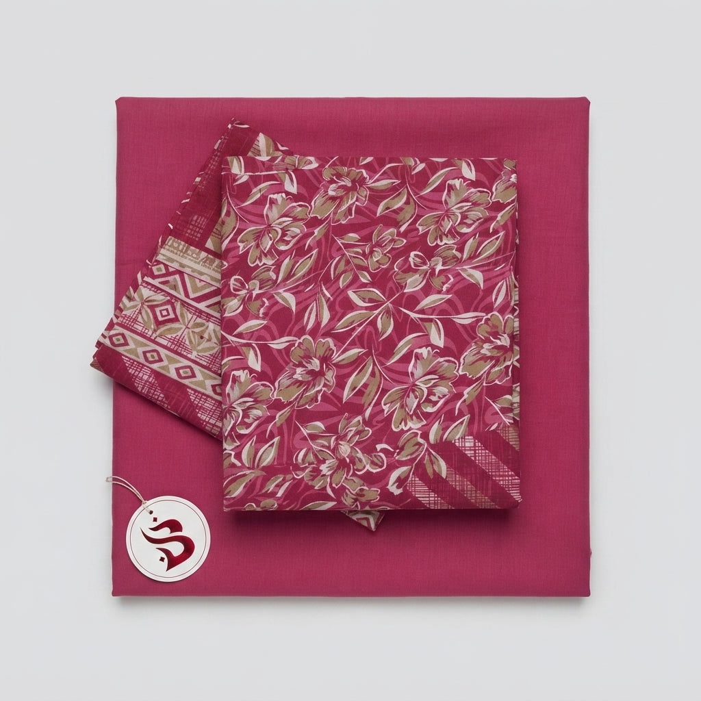 Bin Saeed | 3 Piece Unstitched Digital Printed Suit | Vol-8