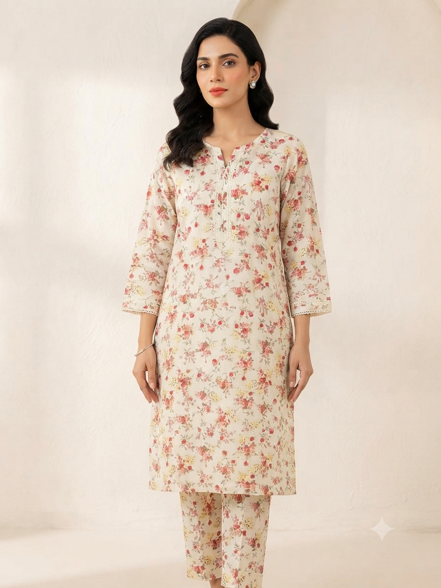 BIN FATIMA | STITCHED 2-PIECE | PRINTED LAWN SUIT