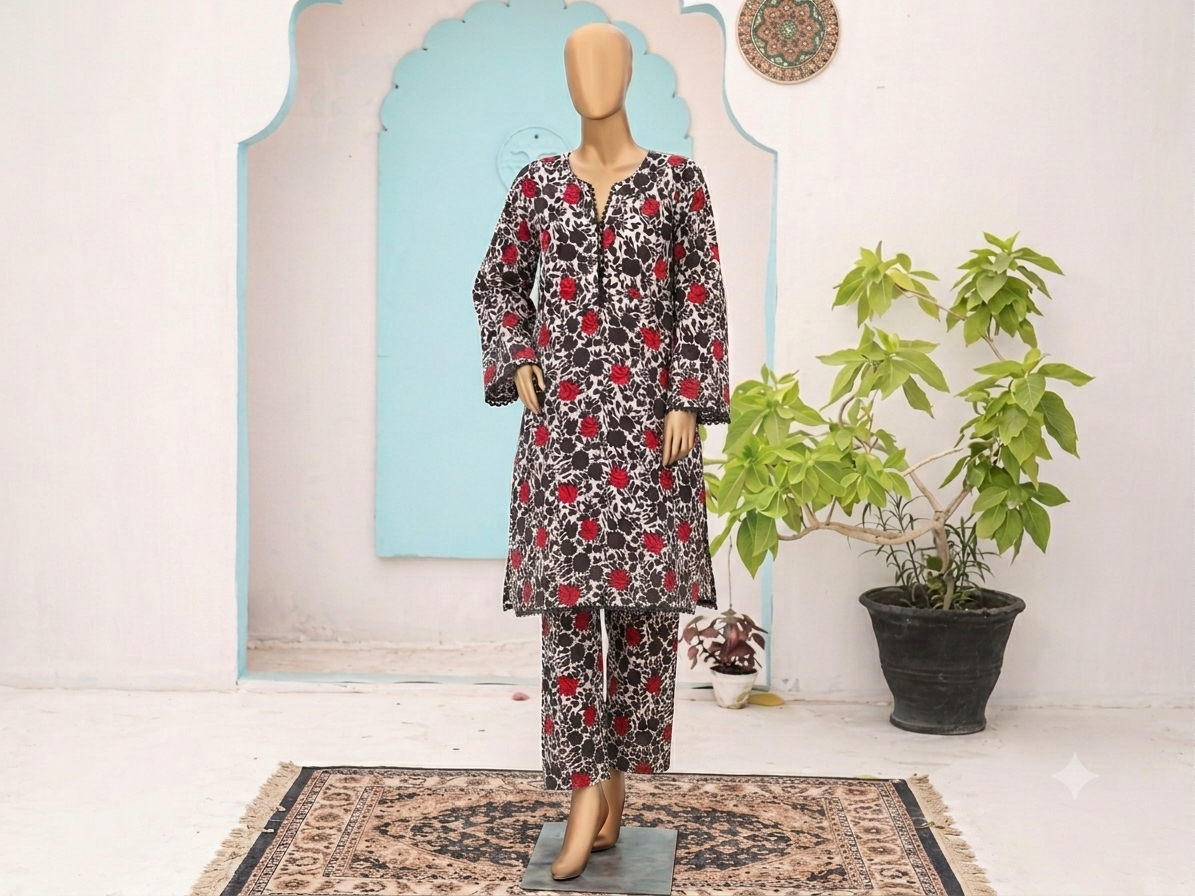 BIN FATIMA | STITCHED 2-PIECE | PRINTED LAWN SUIT