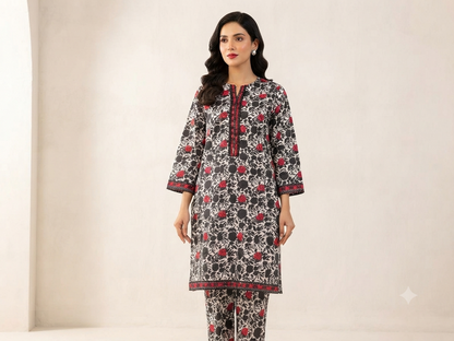 BIN FATIMA | STITCHED 2-PIECE | PRINTED LAWN SUIT