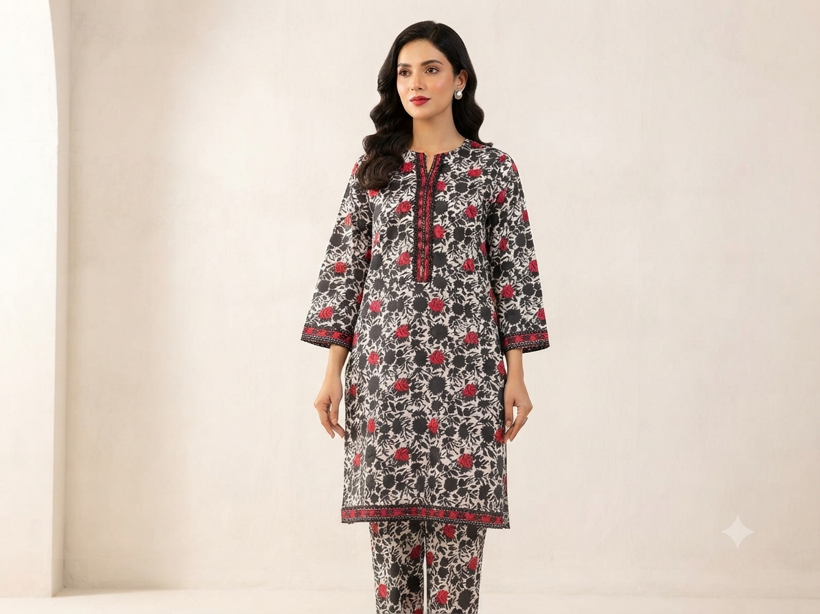 BIN FATIMA | STITCHED 2-PIECE | PRINTED LAWN SUIT