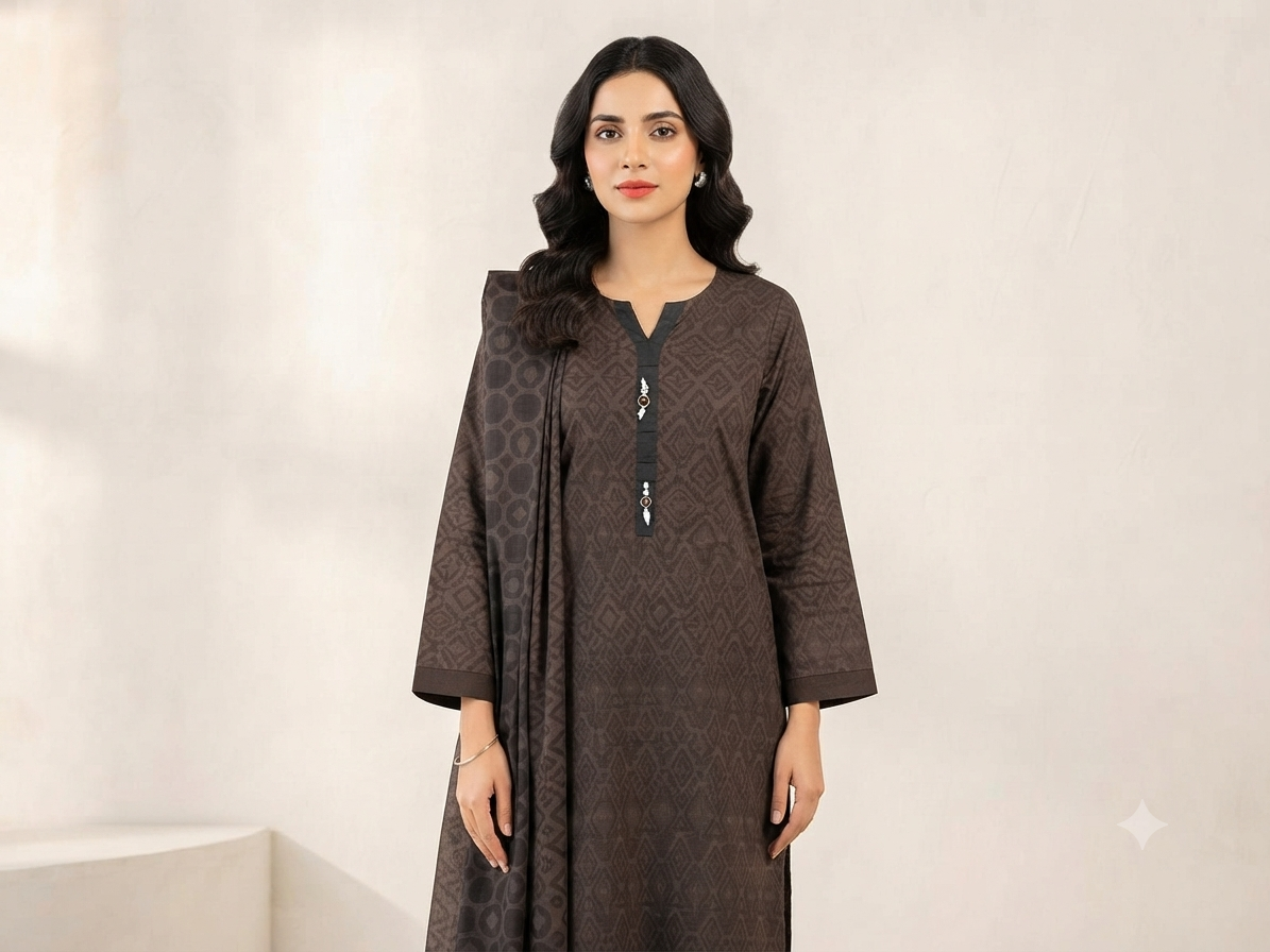 ALKARAM | STITCHED 3-PIECE | PRINTED LAWN SUIT