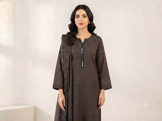 ALKARAM | STITCHED 3-PIECE | PRINTED LAWN SUIT