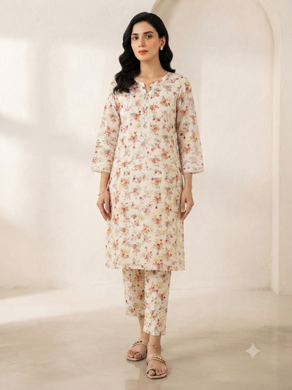 BIN FATIMA | STITCHED 2-PIECE | PRINTED LAWN SUIT