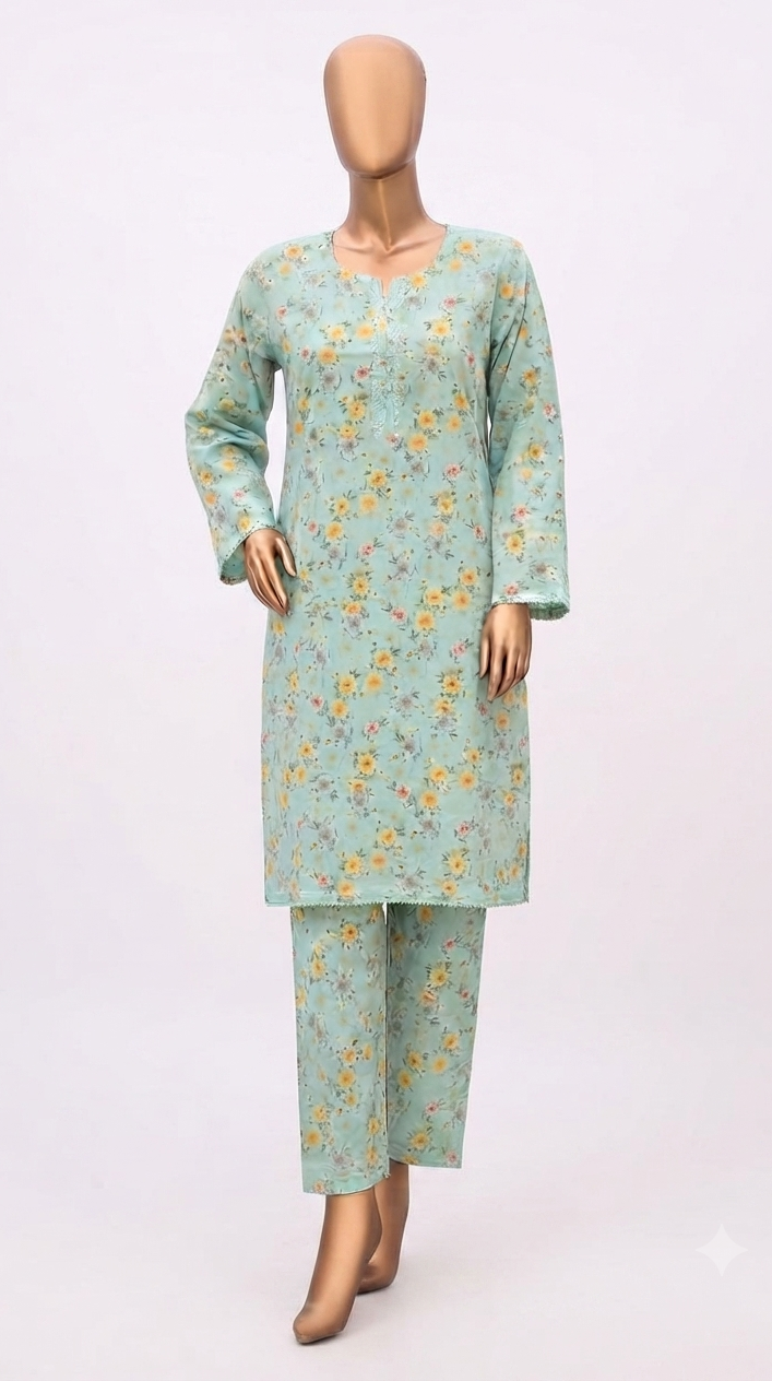 BIN FATIMA | STITCHED 2-PIECE | PRINTED LAWN SUIT