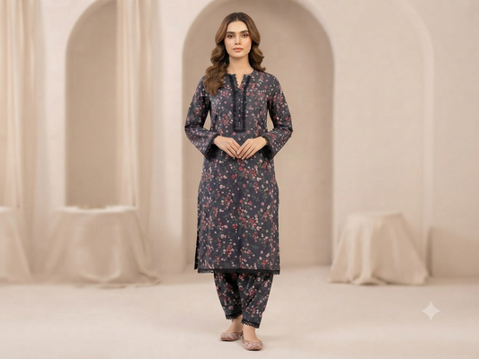 BIN FATIMA | STITCHED 2-PIECE | PRINTED LAWN SUIT