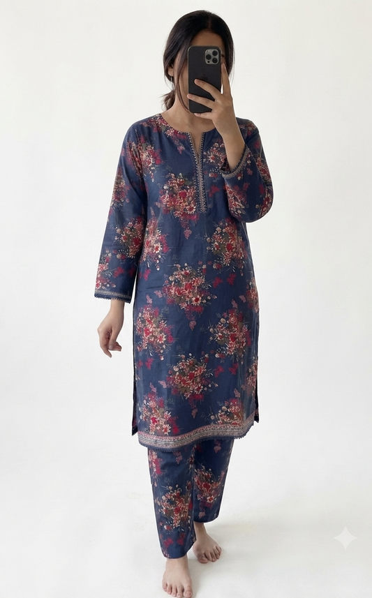 BIN SAEED | STITCHED 2-PIECE | PRINTED LAWN SUIT