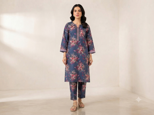 BIN FATIMA | STITCHED 2-PIECE | PRINTED LAWN SUIT