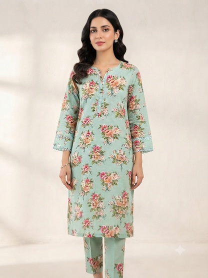 BIN FATIMA | STITCHED 2-PIECE | PRINTED LAWN SUIT