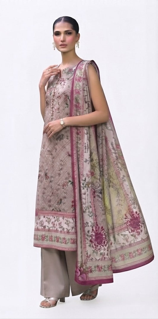 KHAADI | UNSTITCHED 3-PIECE | PRINTED LAWN SUIT | SS2911B