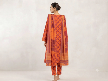 BIN SAEED | STITCHED 3-PIECE | PRINTED LAWN SUIT