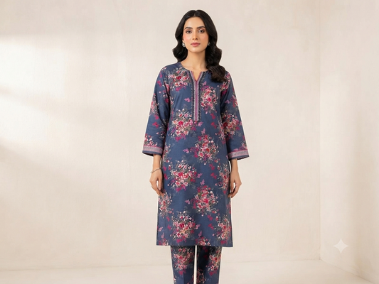 BIN FATIMA | STITCHED 2-PIECE | PRINTED LAWN SUIT