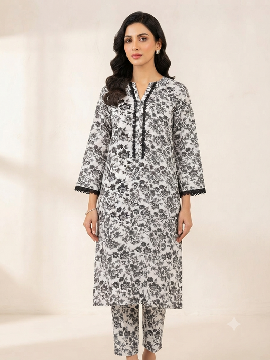BIN FATIMA | STITCHED 2-PIECE | PRINTED LAWN SUIT