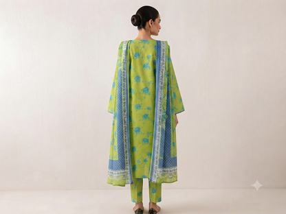 BIN SAEED | STITCHED 3-PIECE | PRINTED LAWN SUIT