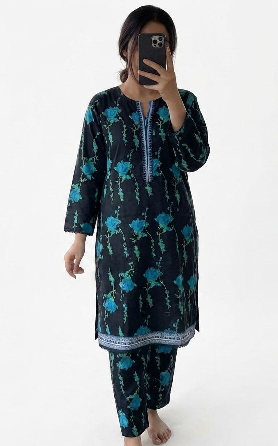 BIN SAEED | STITCHED 2-PIECE | PRINTED LAWN SUIT