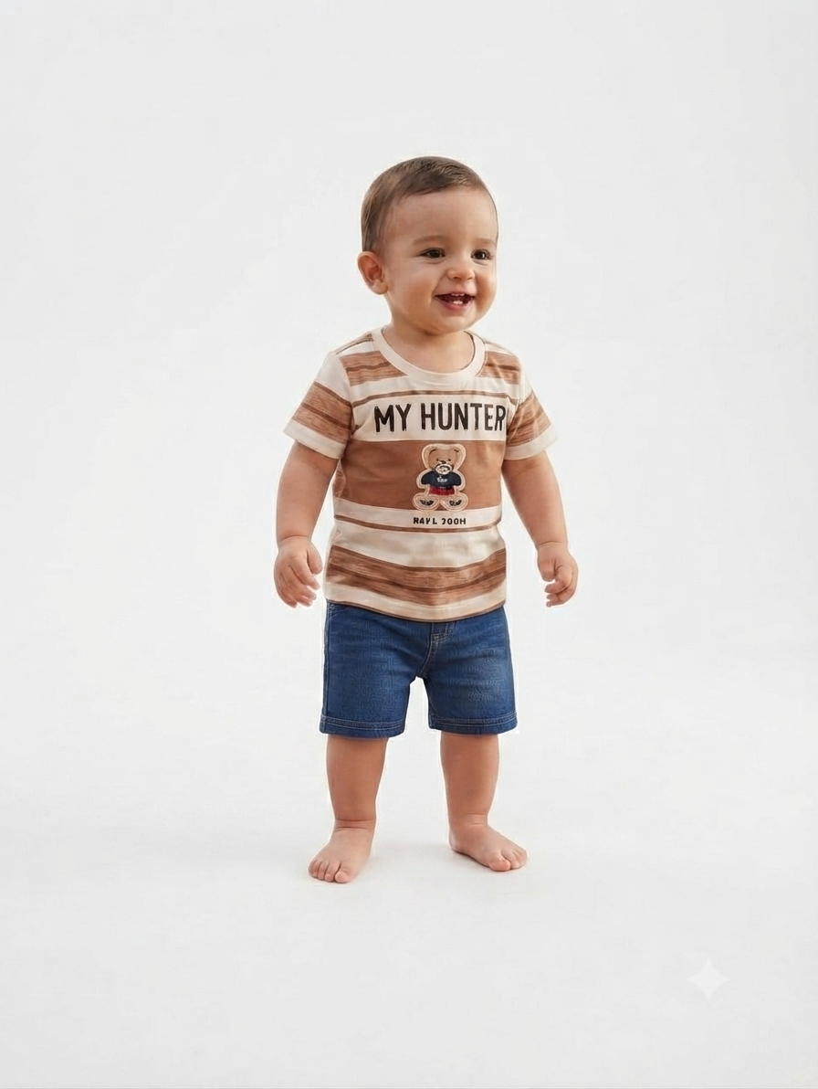 BOYS COTTON 2PC - MY HUNTER