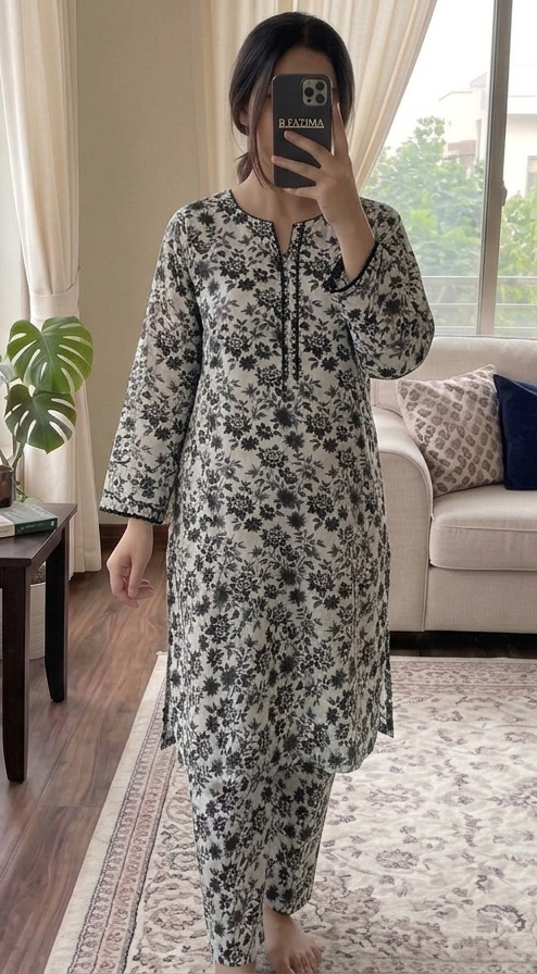 BIN FATIMA | STITCHED 2-PIECE | PRINTED LAWN SUIT