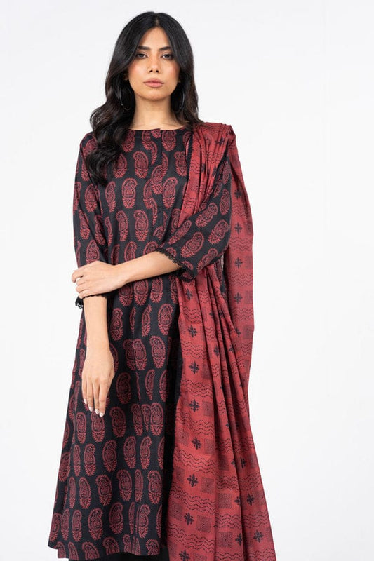 ALKARAM | STITCHED 3-PIECE | PRINTED LAWN SUIT