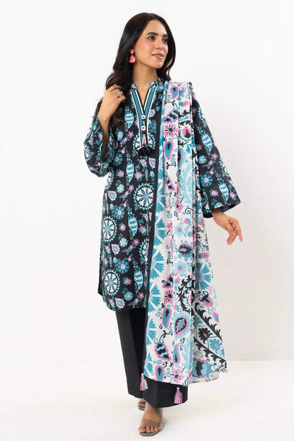ALKARAM | STITCHED 3-PIECE | PRINTED LAWN SUIT