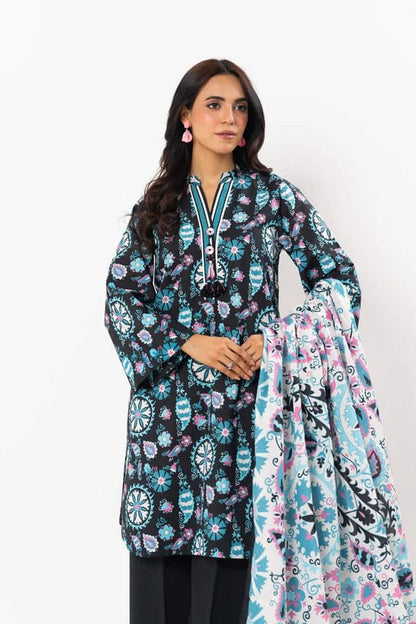ALKARAM | STITCHED 3-PIECE | PRINTED LAWN SUIT